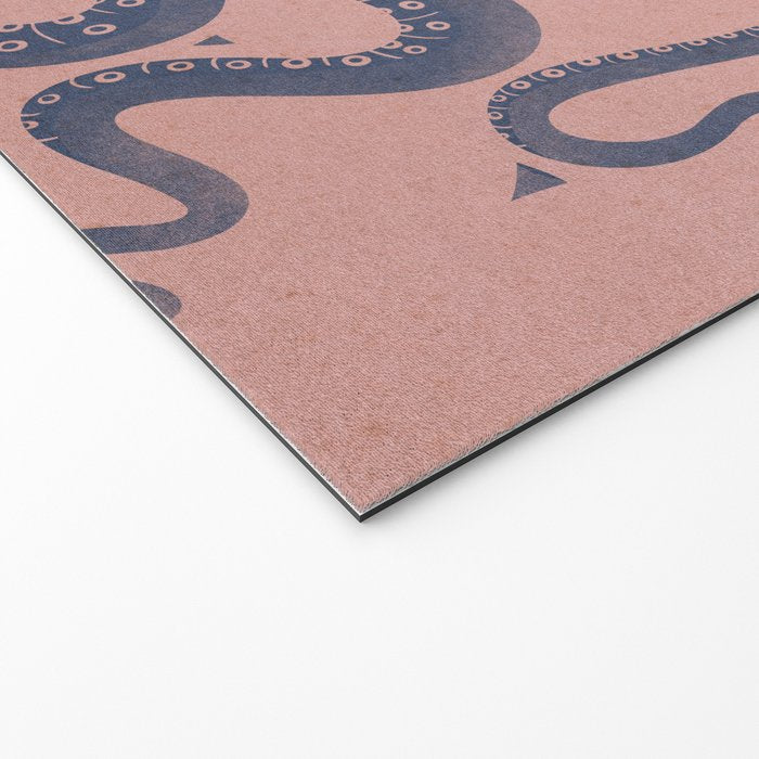 Octopus in the Deep Pastel Version Welcome Mat Gallery Image 2