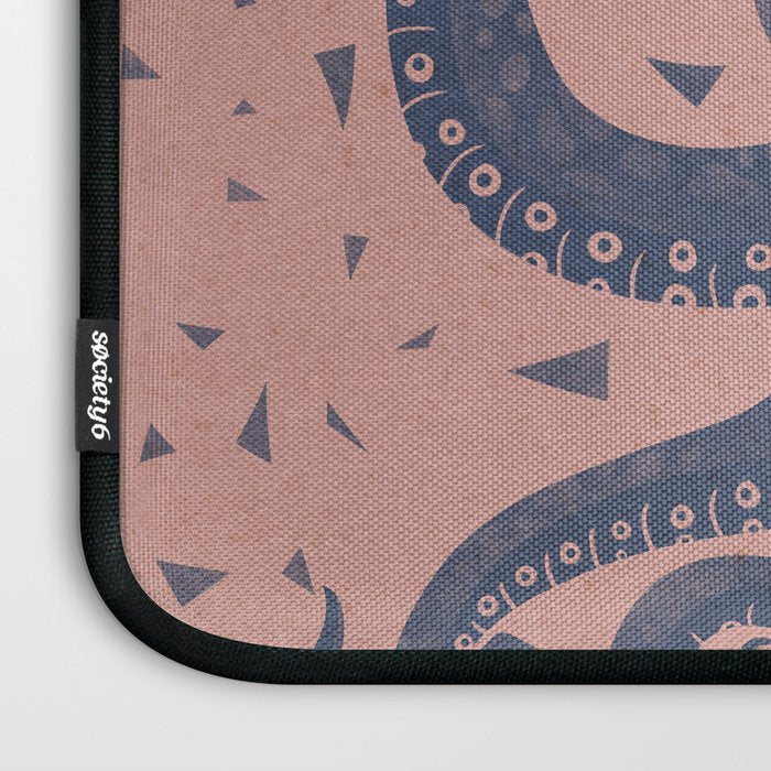 Octopus in the Deep Pastel Version Laptop Sleeve Gallery Image 3