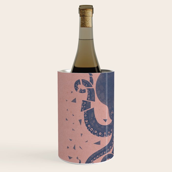 Octopus in the Deep Pastel Version Wine Chiller Gallery Image 2