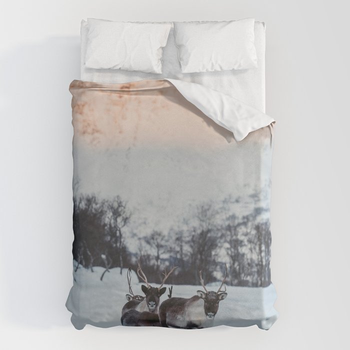 Hitch-hikers - Landscape and Nature Photography Duvet Cover Gallery Image 6