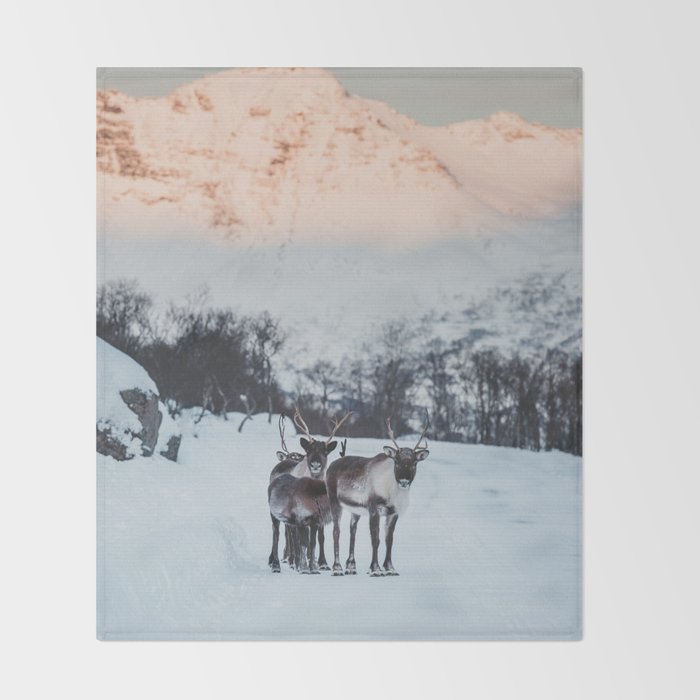 Hitch-hikers - Landscape and Nature Photography Throw Blanket Gallery Image 2