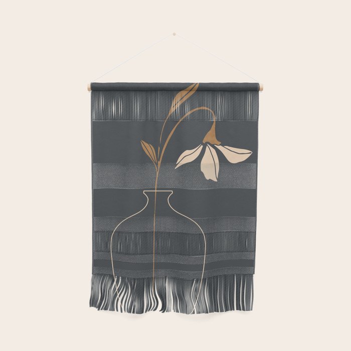 Minimal Abstract Art Vase Flower 6 Wall Hanging Gallery Image 1