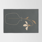 Minimal Abstract Art Vase Flower 6 Rug Gallery Image 2