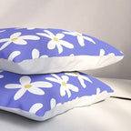Daisies -- Blue Pillow Sham Gallery Image 3