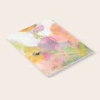 pink spring summer floral abstract Notebook Gallery Image 2