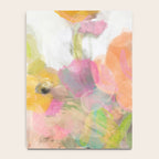 pink spring summer floral abstract Notebook Gallery Image 4