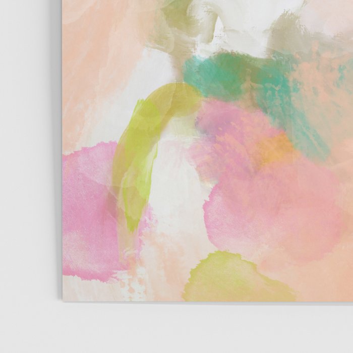 pink spring summer floral abstract Poster Gallery Image 3