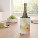 pink spring summer floral abstract Wine Chiller Gallery Image 4