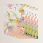 pink spring summer floral abstract Wrapping Paper Gallery Image 3