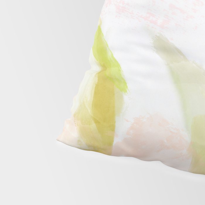 pink spring summer floral abstract Pillow Sham Gallery Image 4