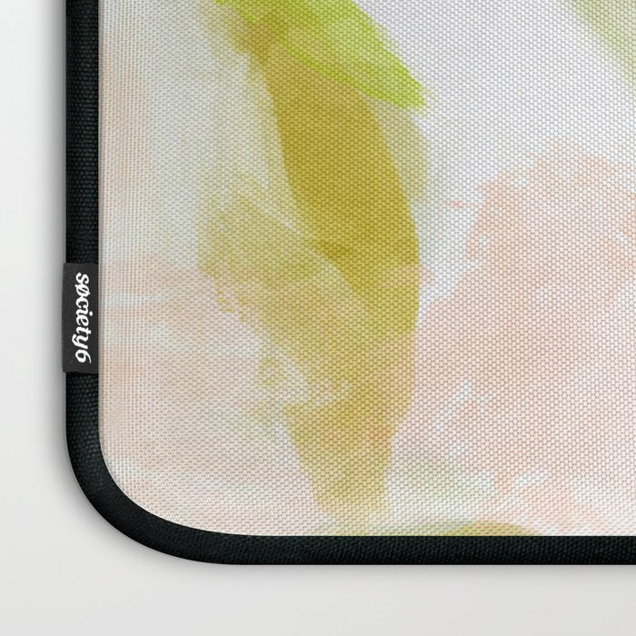 pink spring summer floral abstract Laptop Sleeve Gallery Image 3