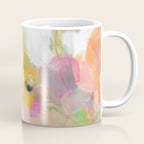 pink spring summer floral abstract Coffee Mug Gallery Image 1