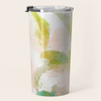 pink spring summer floral abstract Travel Mug Gallery Image 3