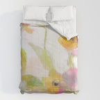 pink spring summer floral abstract Comforter Gallery Image 6