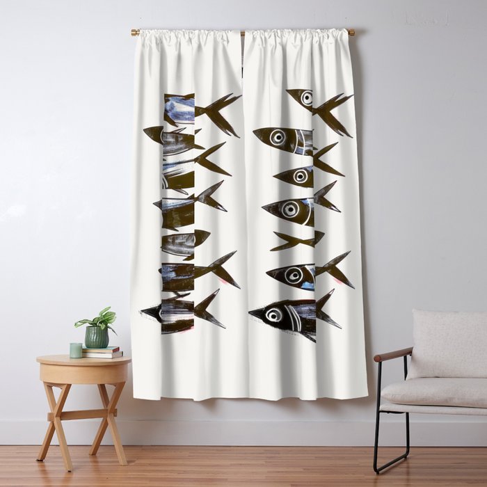 Line Fish Window Curtain Gallery Image 5