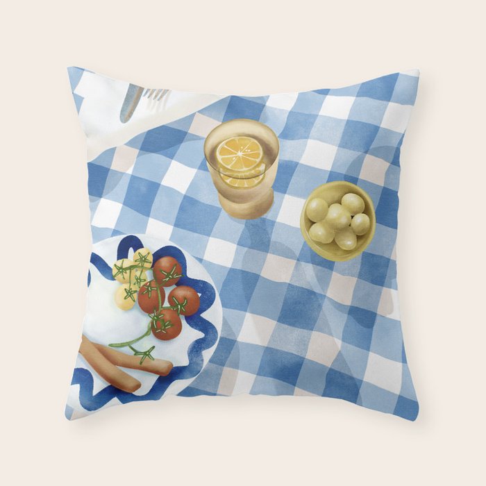 Sunny Escape Throw Pillow Gallery Image 6