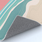 Crashing wave on sunny bay Rug Gallery Image 4