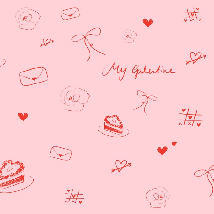 Pink Galentine Coffee Mug Gallery Image 2