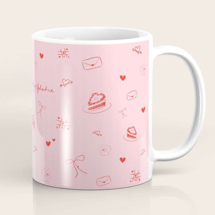 Pink Galentine Coffee Mug Gallery Image 1