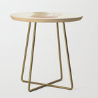 Desert Botanicals and Organic Shapes in Terracotta, Gold, and Blush Side Table Gallery Image 1