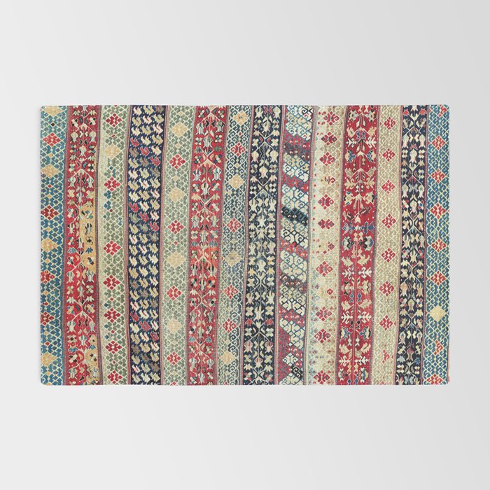 Ottoman Manisa West Anatolian Kilim Print Rug Gallery Image 2