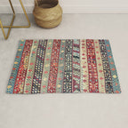 Ottoman Manisa West Anatolian Kilim Print Rug Gallery Image 1