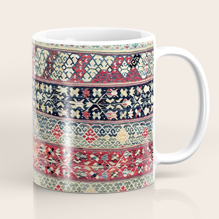 Ottoman Manisa West Anatolian Kilim Print Coffee Mug Gallery Image 1