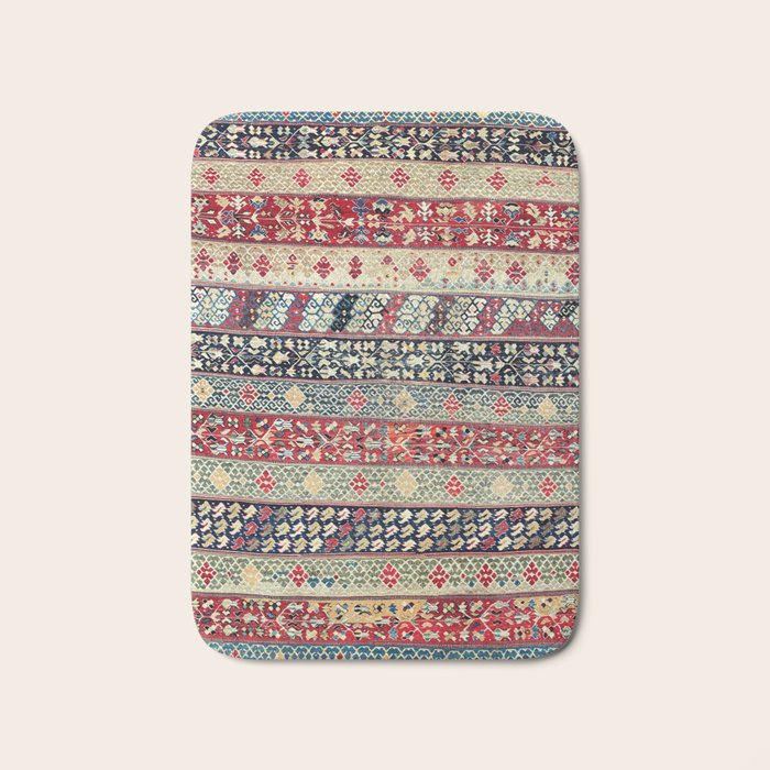 Ottoman Manisa West Anatolian Kilim Print Bath Mat Gallery Image 1