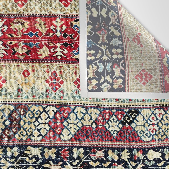 Ottoman Manisa West Anatolian Kilim Print Wall Tapestry Gallery Image 3