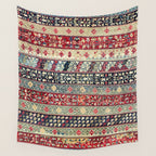 Ottoman Manisa West Anatolian Kilim Print Wall Tapestry Gallery Image 4