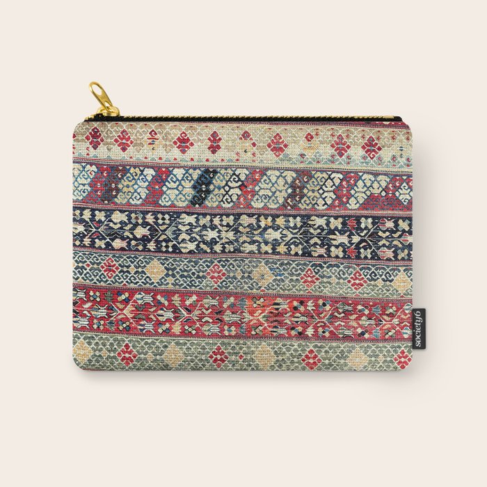 Ottoman Manisa West Anatolian Kilim Print Carry All Pouch Gallery Image 1