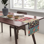Ottoman Manisa West Anatolian Kilim Print Table Runner Gallery Image 2