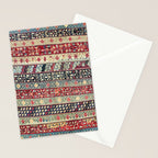 Ottoman Manisa West Anatolian Kilim Print Stationery Card Gallery Image 2