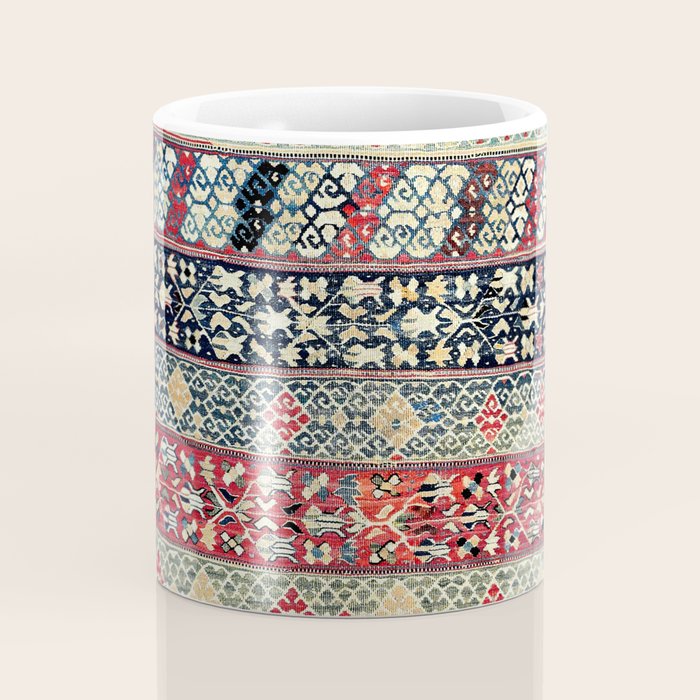 Ottoman Manisa West Anatolian Kilim Print Coffee Mug Gallery Image 4