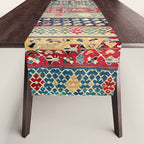 Ottoman Manisa West Anatolian Kilim Print Table Runner Gallery Image 1