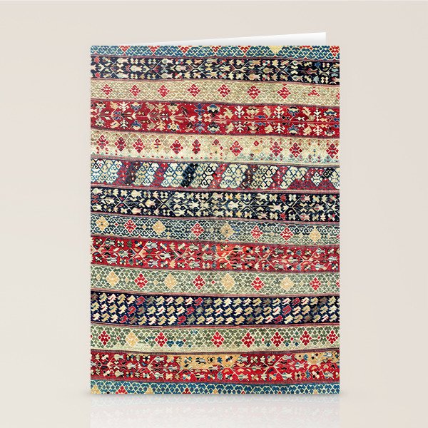 Ottoman Manisa West Anatolian Kilim Print Stationery Card Gallery Image 2