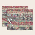 Ottoman Manisa West Anatolian Kilim Print Placemat Gallery Image 1