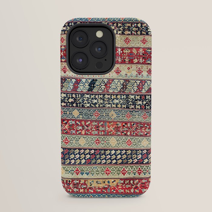 Ottoman Manisa West Anatolian Kilim Print iPhone Case Gallery Image 23