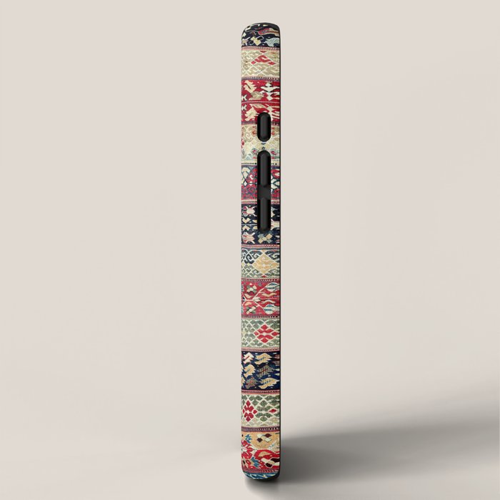 Ottoman Manisa West Anatolian Kilim Print iPhone Case Gallery Image 2
