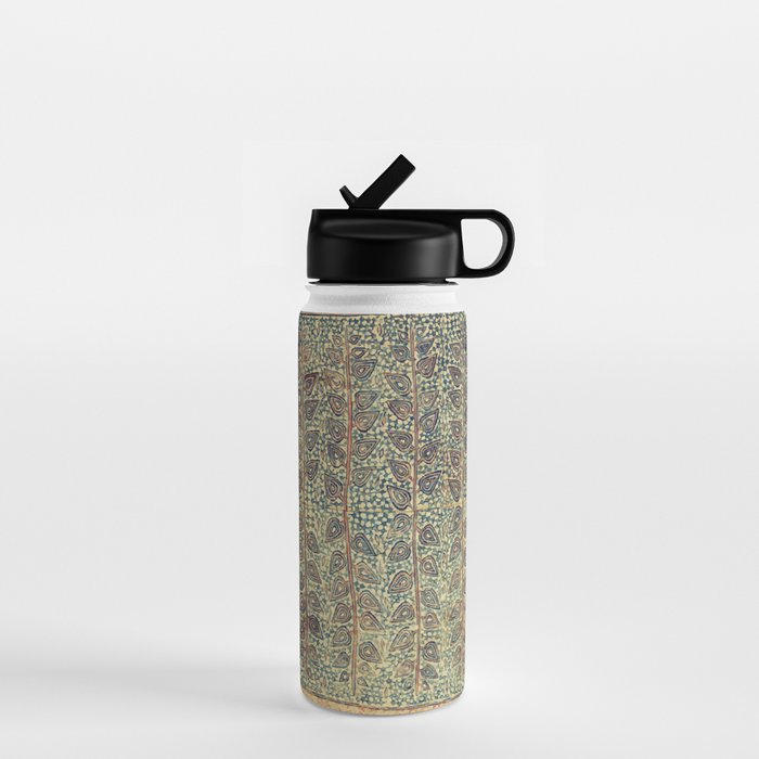 18th Century Indian Tree Textile Digital Art Painting  Water Bottle Gallery Image 1