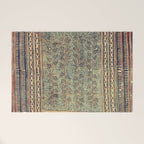 18th Century Indian Tree Textile Digital Art Painting  Welcome Mat Gallery Image 1