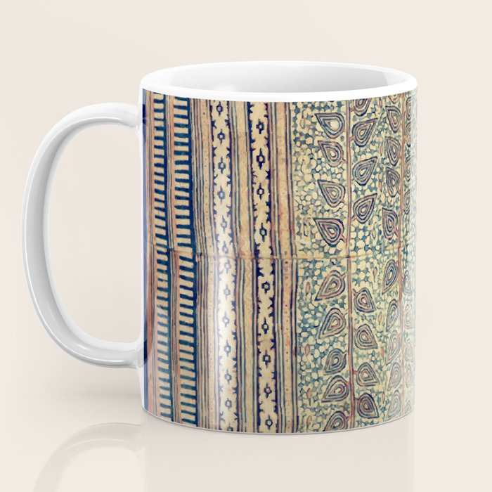 18th Century Indian Tree Textile Digital Art Painting  Coffee Mug Gallery Image 3