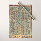 18th Century Indian Tree Textile Digital Art Painting  Wrapping Paper Gallery Image 1