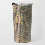 18th Century Indian Tree Textile Digital Art Painting  Travel Mug Gallery Image 3