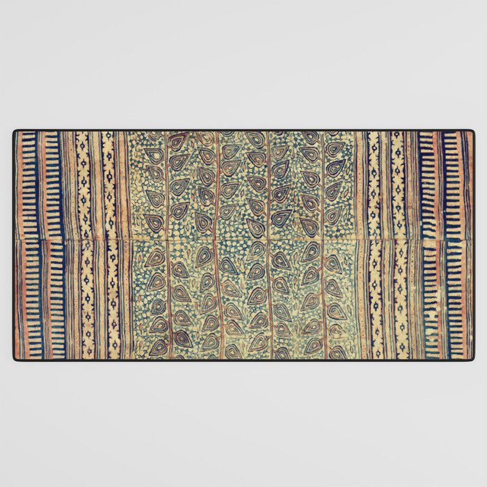 18th Century Indian Tree Textile Digital Art Painting  Desk Mat Gallery Image 3