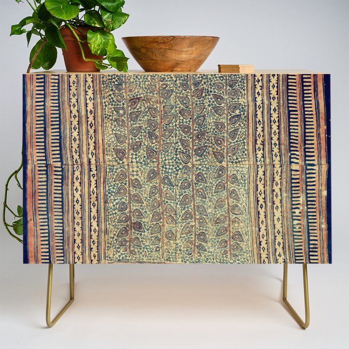 18th Century Indian Tree Textile Digital Art Painting  Credenza Gallery Image 1