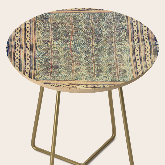 18th Century Indian Tree Textile Digital Art Painting  Side Table Gallery Image 2