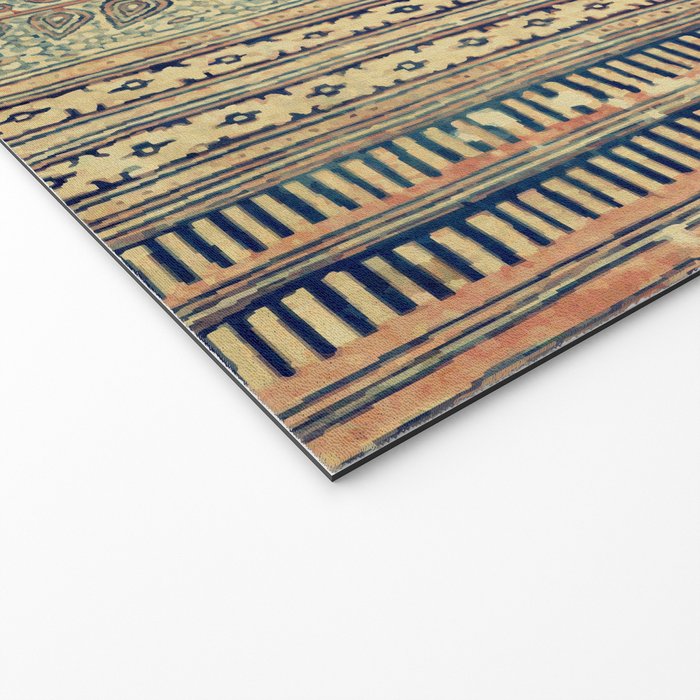 18th Century Indian Tree Textile Digital Art Painting  Welcome Mat Gallery Image 2