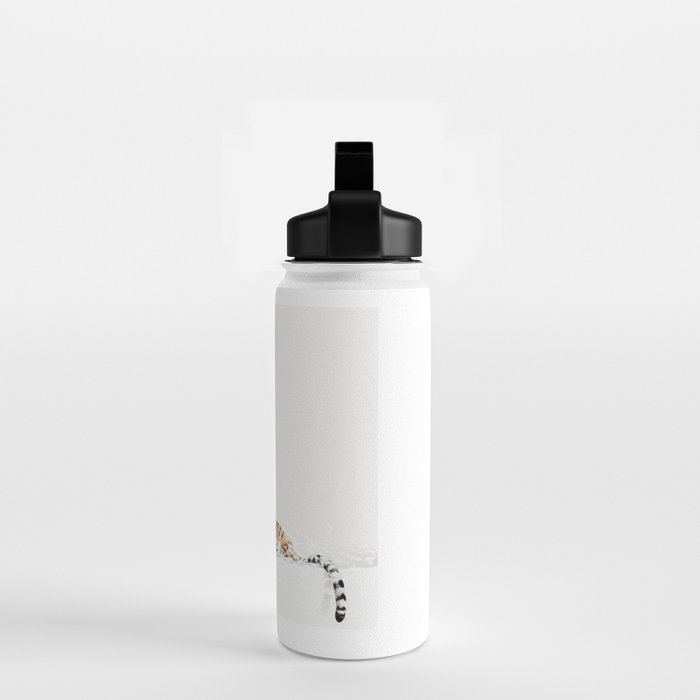 Tiger in a Bathtub, Tiger Taking a Bath, Tiger Bathing, Whimsy Animal Art Print By Synplus Water Bottle Gallery Image 2