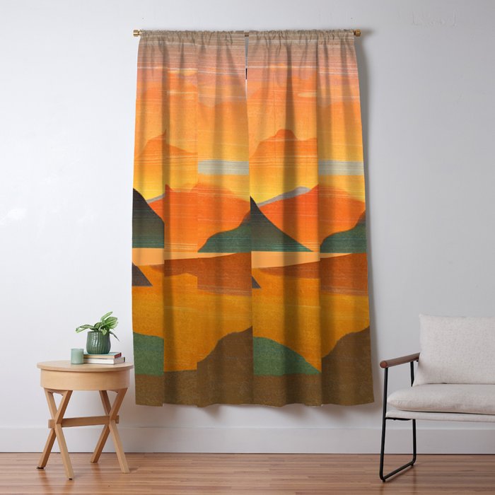 Autumn Landscape 1 Window Curtain Gallery Image 5